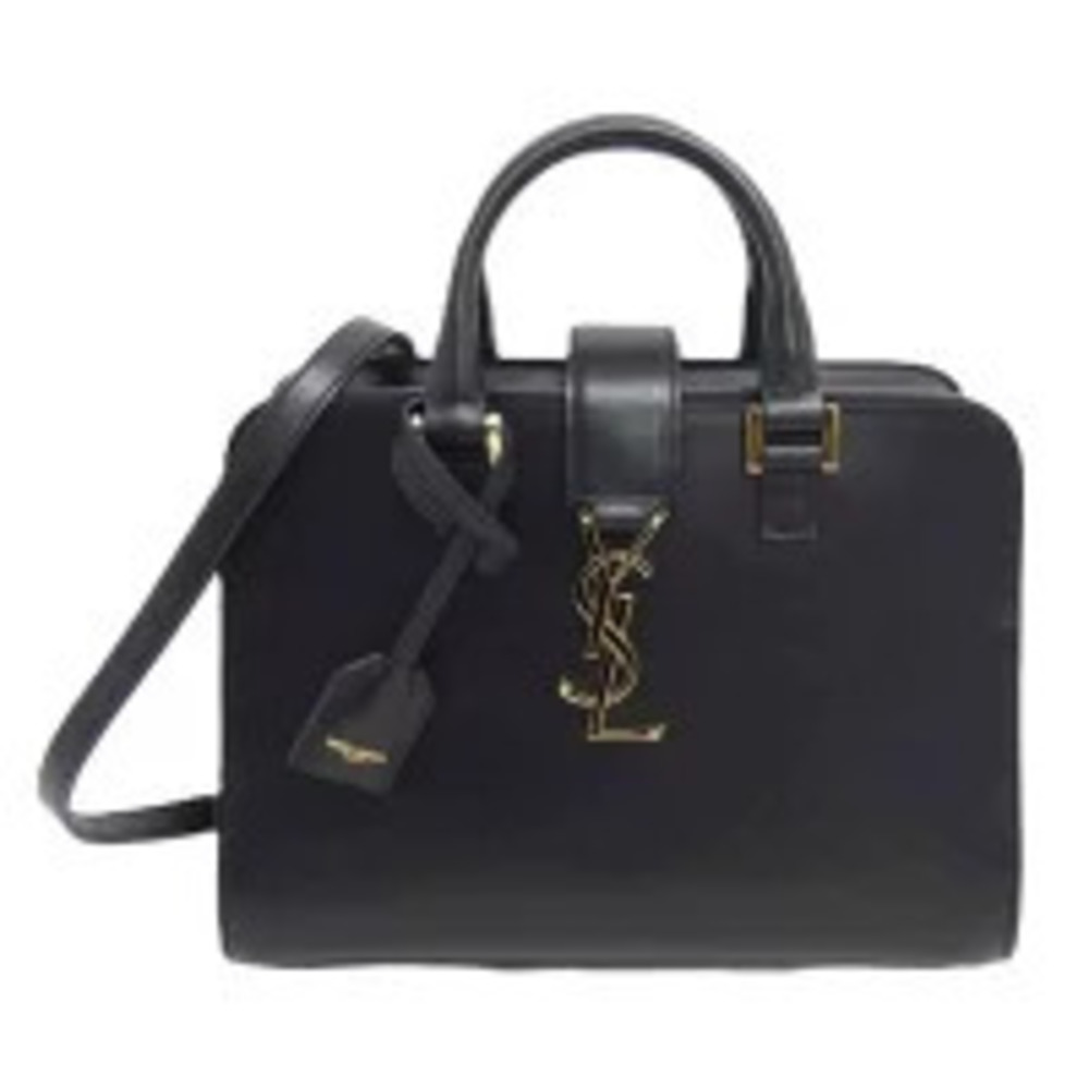 SAINT LAURENT Baby Cabas Shoulder Bag Black